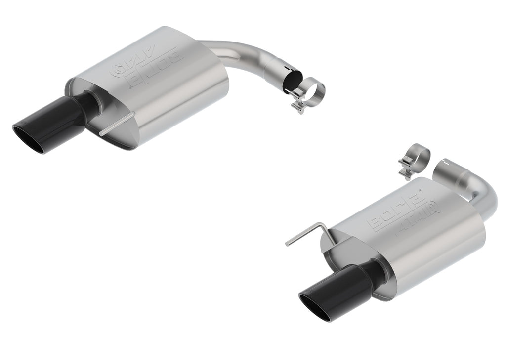 Borla 11895BC Axle-Back Exhaust System - ATAK® for Select Ford Mustang