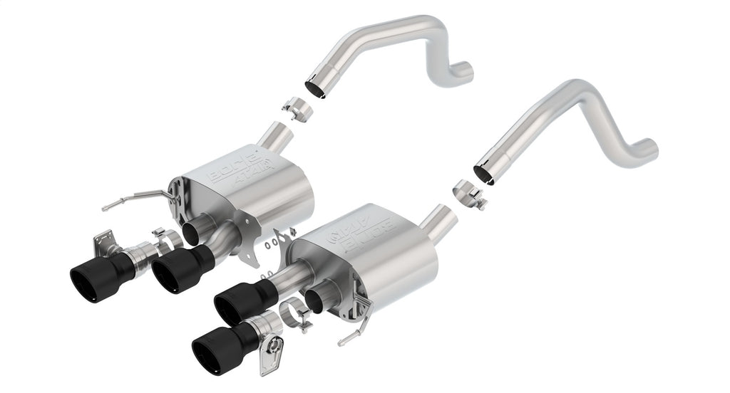 Borla 11903CB Axle-Back Exhaust System - ATAK® for Select Chevrolet Corvette