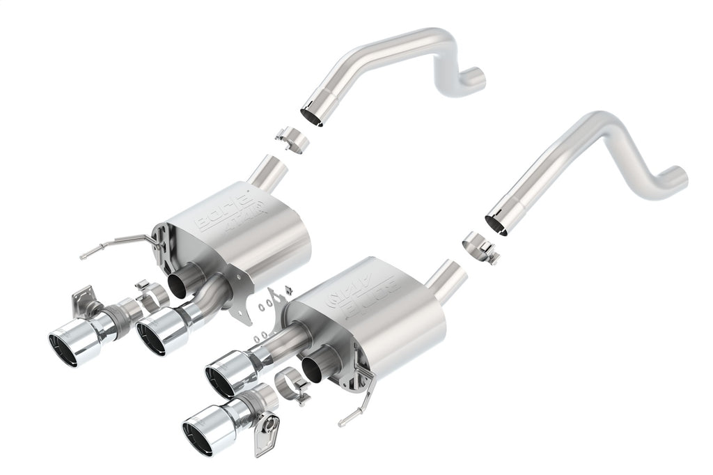 Borla 11903 Axle-Back Exhaust System - ATAK® for Select Chevrolet Corvette