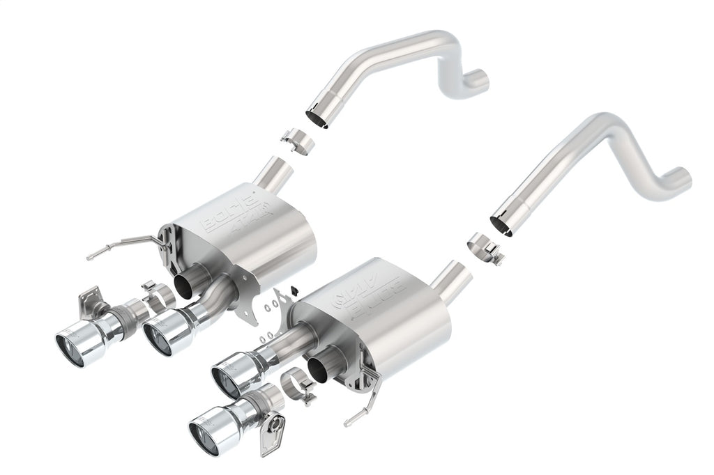 Borla 11905 Axle-Back Exhaust System - ATAK® for Select Chevrolet Corvette