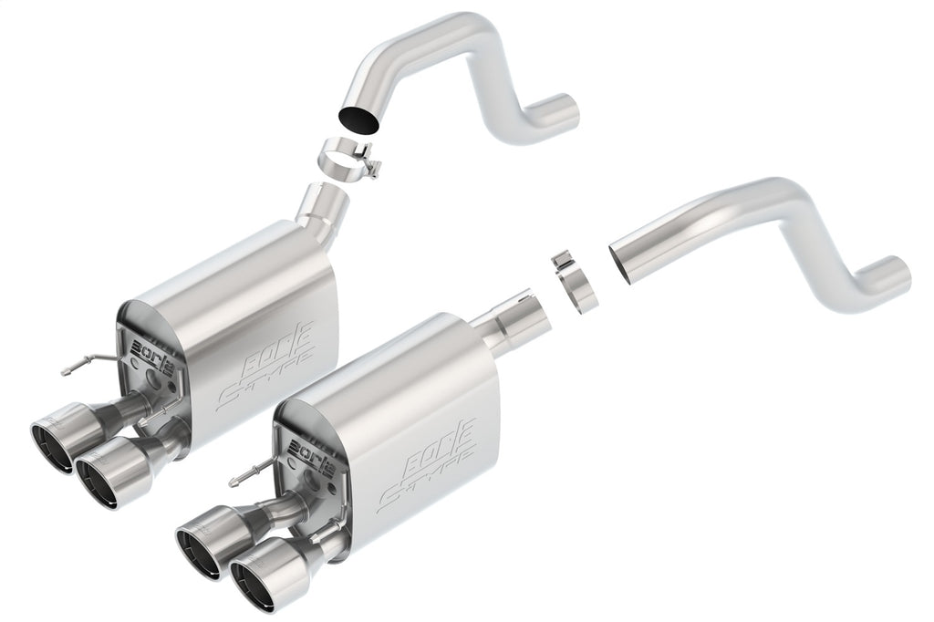 Borla 11917 Axle-Back Exhaust System - S-Type ll for Select Chevrolet Corvette