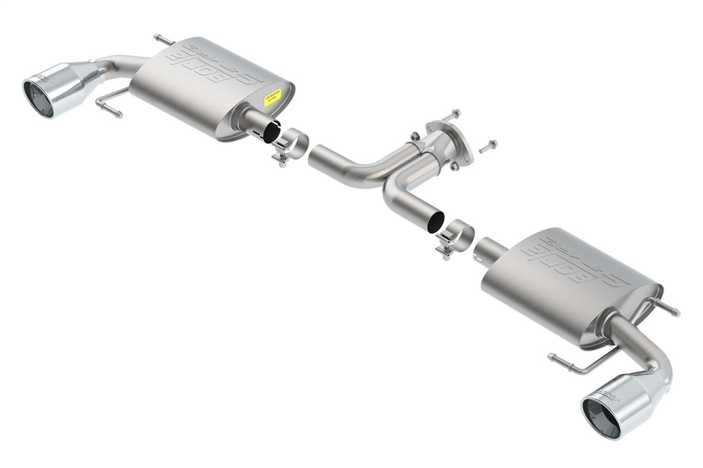 Borla 11918 Axle-Back Exhaust System - S-Type for Select Mazda 3