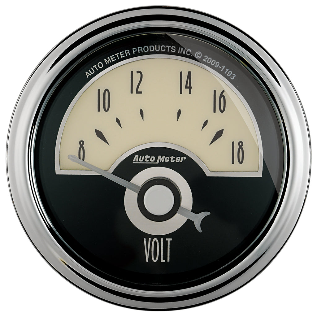 AutoMeter 1191 GAUGE, VOLTMETER, 2 1/16", 18V, ELEC, CRUISER AD
