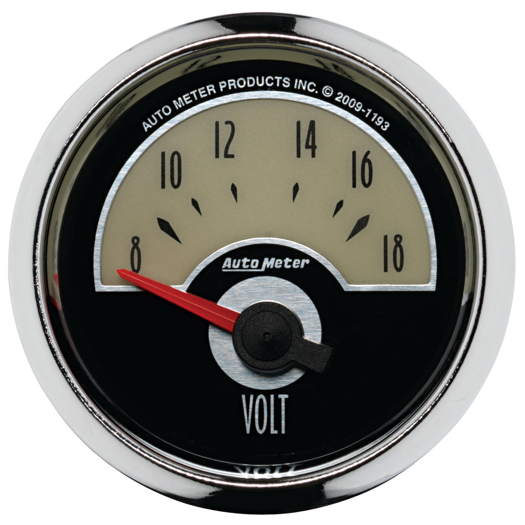 AutoMeter 1193 GAUGE, VOLTMETER, 2 1/16", 18V, ELEC, CRUISER