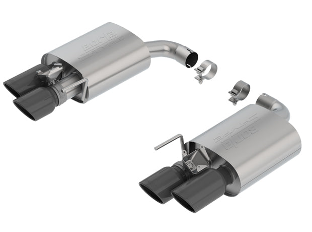 Borla 11951BC Axle-Back Exhaust System - S-Type for Select Ford Mustang