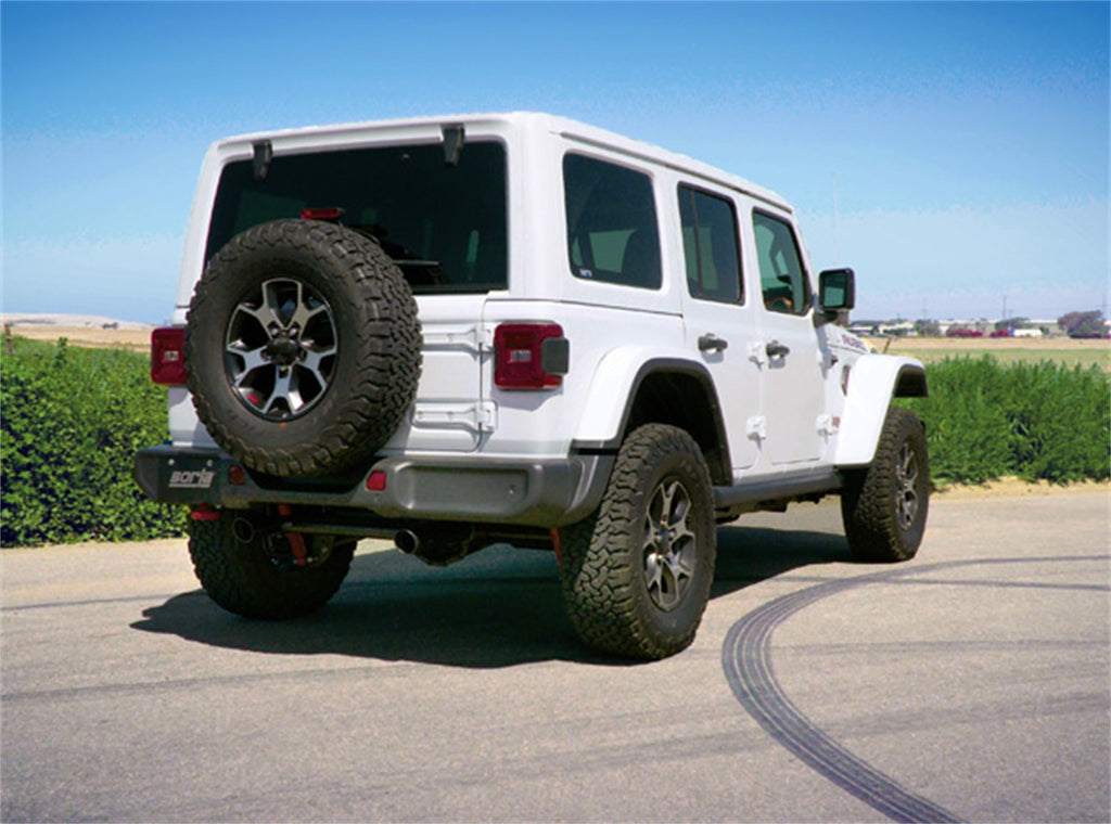 Borla 11955CB Axle-Back Exhaust System - Touring for Select Jeep Wrangler