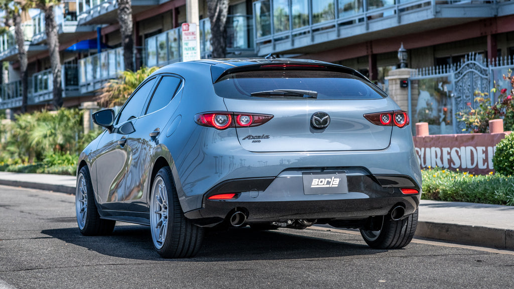 Borla 11970BC Axle-Back Exhaust System - S-Type for Select Mazda 3