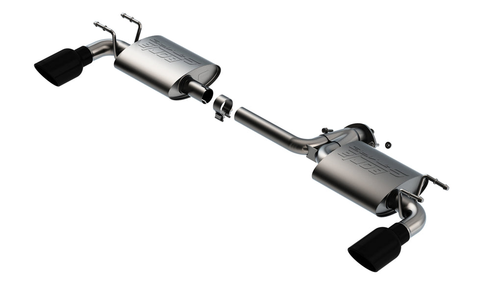 Borla 11970BC Axle-Back Exhaust System - S-Type for Select Mazda 3
