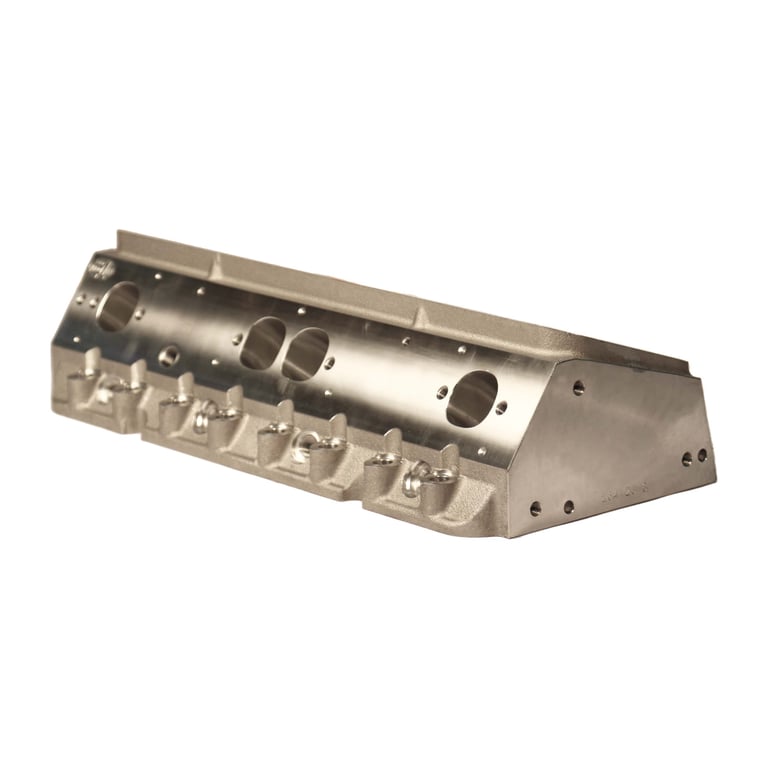 DART 11980060P SBC PRO1 245cc Aluminum CNC Cylinder Head - Bare - A Exhaust Port