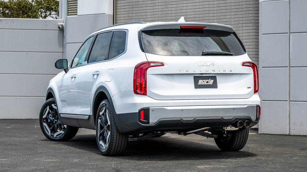 Borla 11980BC Axle-Back Exhaust System - S-Type for Select Hyundai Palisade, Kia Telluride