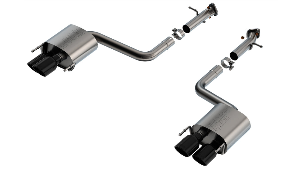 Borla 11981BC Axle-Back Exhaust System - S-Type for Select Lexus IS500, Lexus RC F