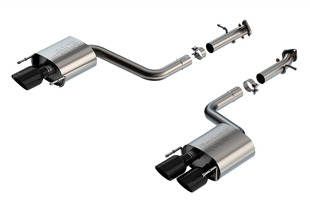 Borla 11981BC Axle-Back Exhaust System - S-Type for Select Lexus IS500, Lexus RC F