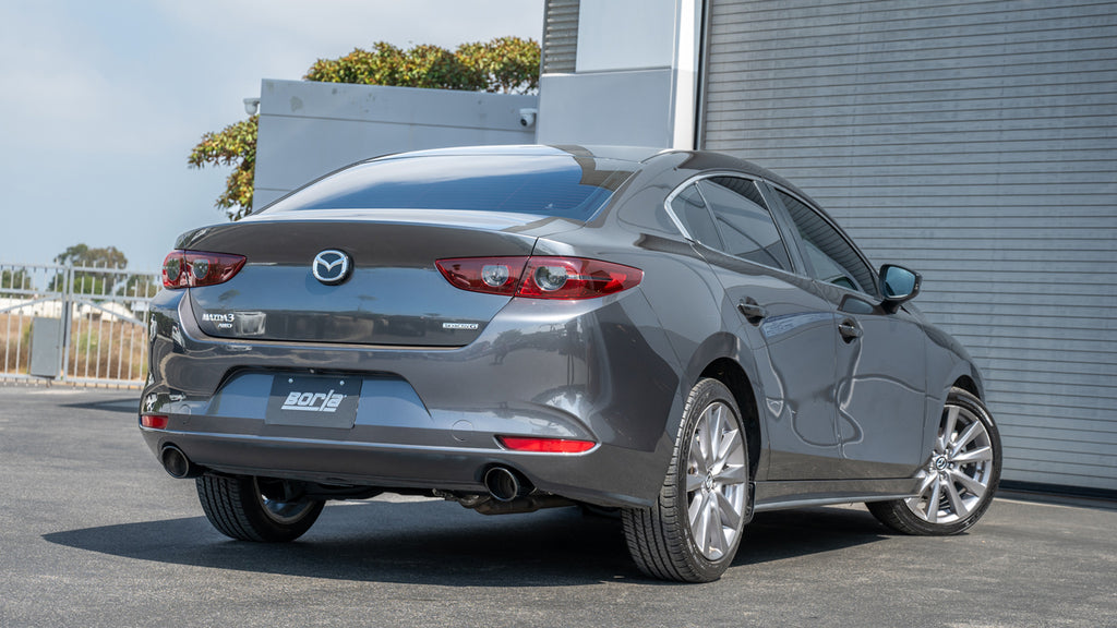 Borla 11982BC Axle-Back Exhaust System - S-Type for Select Mazda 3
