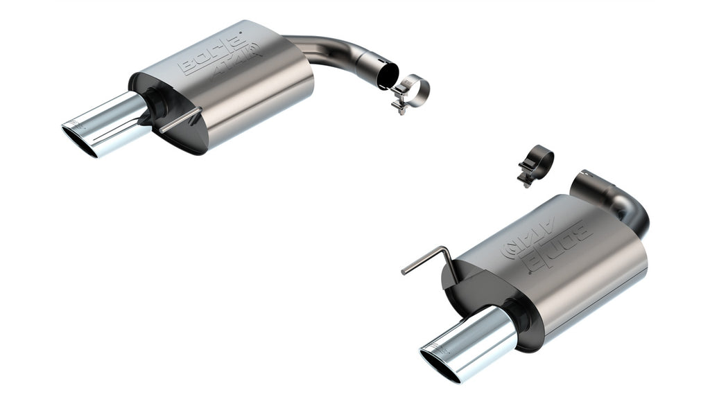 Borla 11984 Axle-Back Exhaust System - ATAK® for Select Ford Mustang