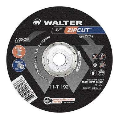Walter 11T192 9X5/64 Zipcut Type 27