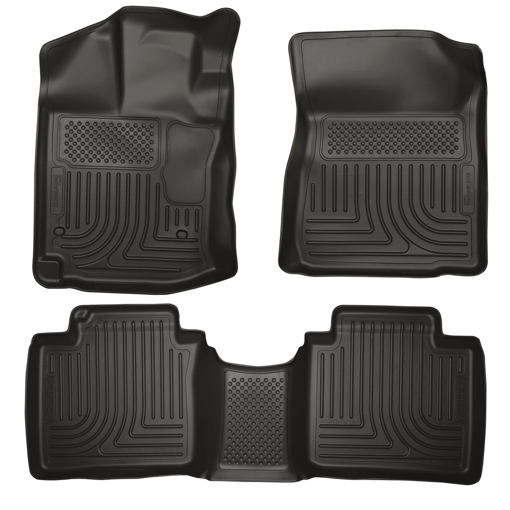 12-13-Toyota-Venza-Weatherbeater-Black-Front--2Nd-Seat-Floor-Liners