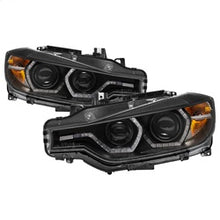 Load image into Gallery viewer, 12-14-Bmw-F30-3-Series-4Dr-Projector-Headlights---Led-Drl---Black-(Pro-Yd-Bmwf3012-Drl-Bk)
