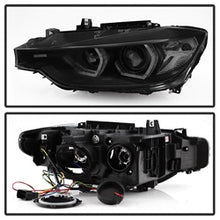Load image into Gallery viewer, 12-14-Bmw-F30-3-Series-4Dr-Projector-Headlights---Led-Drl---Blk-Smoke-Pro-Yd-Bmwf3012-Drl-Bsm