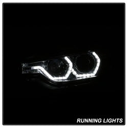 12-14-Bmw-F30-3-Series-4Dr-Projector-Headlights---Led-Drl---Chrome-(Pro-Yd-Bmwf3012-Drl-C)