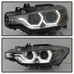 12-14-Bmw-F30-3-Series-4Dr-Projector-Headlights---Led-Drl---Smoke-(Pro-Yd-Bmwf3012-Drl-Sm)