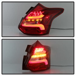 12-14-Ford-Focus-5Dr-Led-Tail-Lights---Red-Clear-(Alt-Yd-Ff12-Led-Rc)