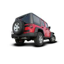 Load image into Gallery viewer, 12-14-Jeep-Wrangler-Jk-2Dr--4Dr-Rear-Section-Atak-Single-Sqaure-Rolled-Angle-Cut-Exit-Exhaust