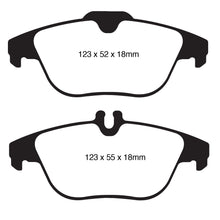 Load image into Gallery viewer, 12-14-Mercedes-Benz-C250-(W204)-1.8-Turbo-Greenstuff-Rear-Brake-Pads