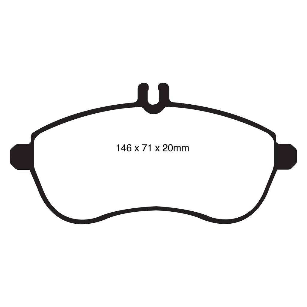 12-14-Mercedes-Benz-C250-(W204)-1.8-Turbo-Yellowstuff-Front-Brake-Pads