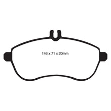 Load image into Gallery viewer, 12-14-Mercedes-Benz-C250-(W204)-1.8-Turbo-Greenstuff-Front-Brake-Pads