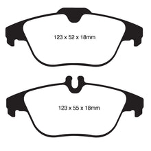 Load image into Gallery viewer, 12-14-Mercedes-Benz-C250-(W204)-1.8-Turbo-Redstuff-Rear-Brake-Pads