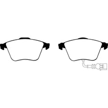 Load image into Gallery viewer, 12-14-Volkswagen-Golf-R-2.0-Turbo-Greenstuff-Front-Brake-Pads