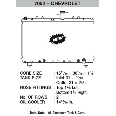 12-15-Chevy-Camaro-V8--V6-High-Performance-All-Aluminum-Radiator