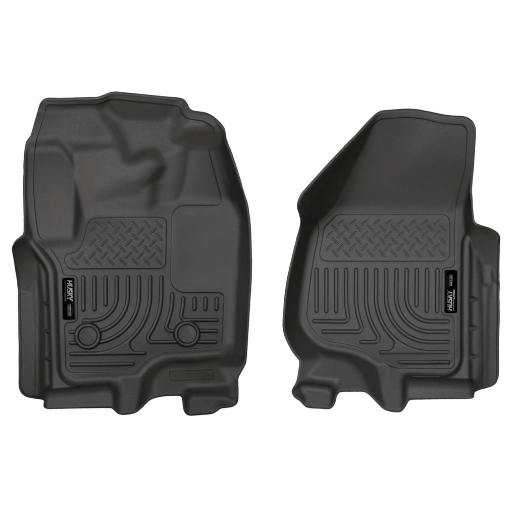 12-15-Ford-Super-Duty-Crew--Extended-Cab-Weatherbeater-Front-Row-Black-Floor-Liners