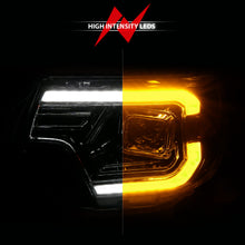 Load image into Gallery viewer, 12-15-Toyota-Tacoma-Projector-Headlights---W-Light-Bar-Switchback-Chrome-Housing