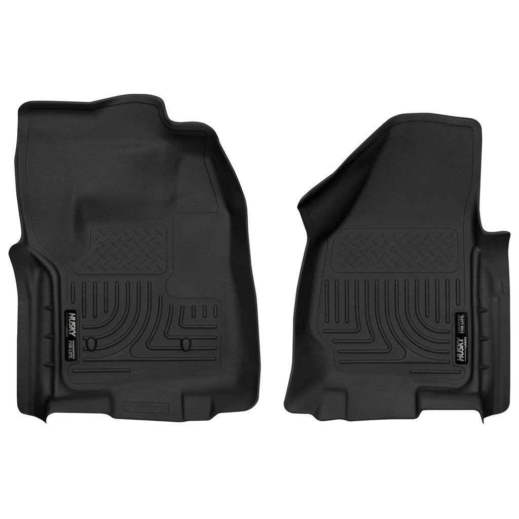 12-16-Ford-F-250F-350-Standard-Cab-WO-Trans-Case-Shifter-Xac-Black-Front-Floor-Liners