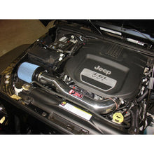 Load image into Gallery viewer, 12-18-Jeep-Wrangler-Jk-3.6L-V6-Wrinkle-Black-Short-Ram-Intake-W-Open-Filter
