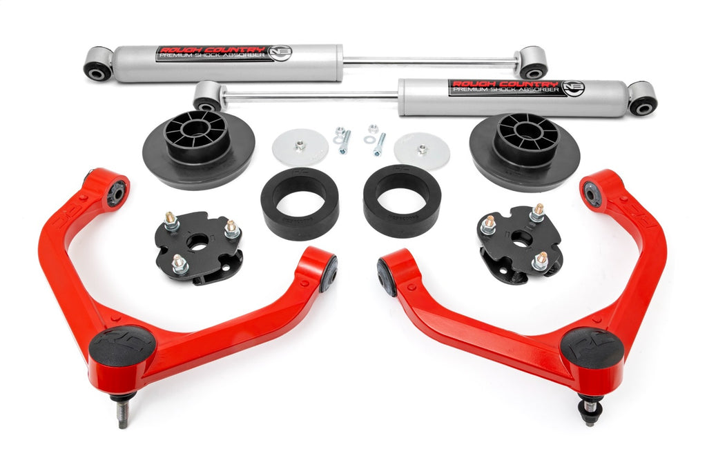 Rough Country 31230RED Suspension Lift Kit w/Shocks for Select Ram 1500, Ram Classic