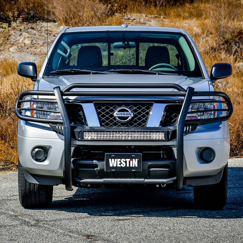12-20-Nissan-Frontier-Sportsman-X-Grille-Guard---Textured-Black