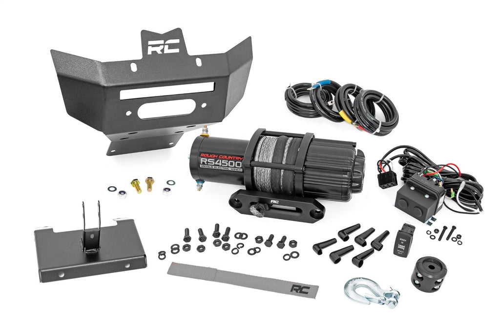 Rough Country 97070 LED Winch Bumper for Select Can-Am Renegade 1000, Can-Am Renegade EFI X xc, Can-Am Renegade X mr, Can-Am Renegade X xc, Can-Am Renegade 1000R X xc, Can-Am Renegade 500, Can-Am Renegade 570, Can-Am Renegade 570 X mr, Can-Am Renegade