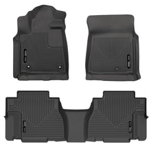 Load image into Gallery viewer, 12-22-Toyota-Sequoia-Weatherbeater-Front--2Nd-Seat-Floor-Liners---Black