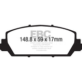 EBC UD1625 Ultimax OEM Replacement Brake Pads