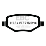 EBC DP43020R Yellowstuff Street And Track Brake Pads