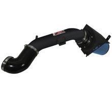 Load image into Gallery viewer, 12-Ford-F-150-V8-5.0L-Wrinkle-Black-4In-Power-Flow-Intake-W-Mr-TechEnc-Box-W-Front-Inlet