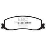 EBC UD16311 Ultimax OEM Replacement Brake Pads