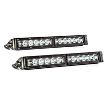 Load image into Gallery viewer, 12-In-Led-Light-Bar-Single-Row-Straight-Clear-Flood-(Pair)-Stage-Series