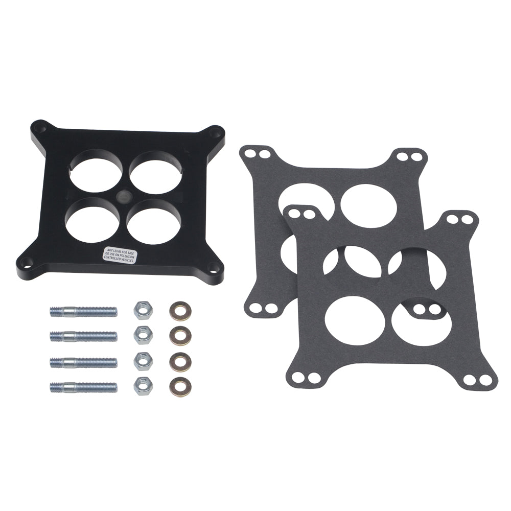 12-In.-Holley-4Bbl-Square-Bore-Plastic-Phenolic-Swirltorque-Spacer195964-Pontiac-Engines