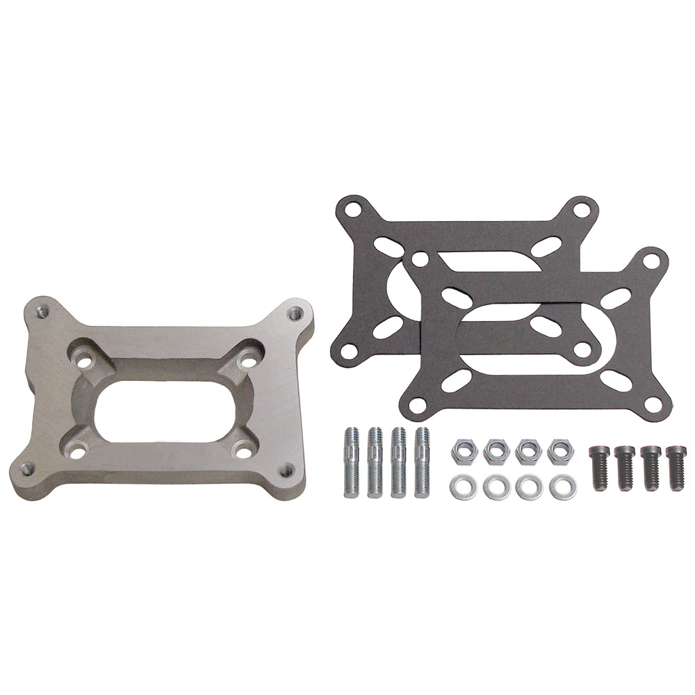 12-In.-Tall-Holley-2Bbl-To-Rochester-Manifold-Carburetor-Adaptercast-Aluminum195964-Pontiac-Engi