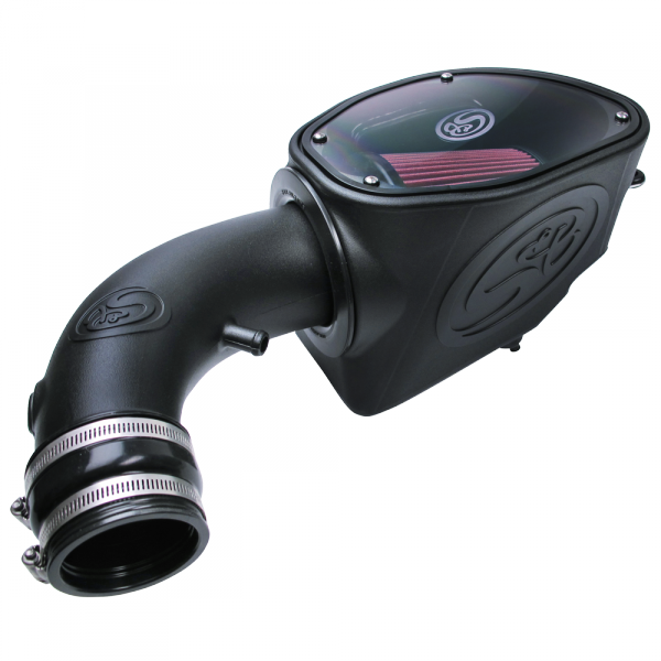 ~(12-Lbs.-25X16x15)~-Cold-Air-Intake-For-07-11-Jeep-Wrangler-Jk-V6-3.8L-Oiled-Cotton-Cleanable-Red-S-B