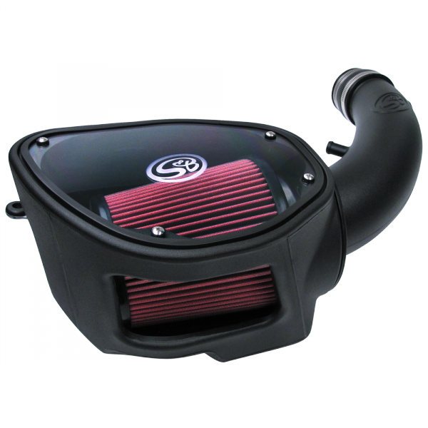 ~(12-Lbs.-25X16x15)~-Cold-Air-Intake-For-07-11-Jeep-Wrangler-Jk-V6-3.8L-Oiled-Cotton-Cleanable-Red-S-B