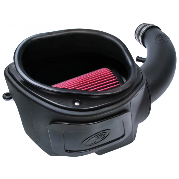 ~(12-Lbs.-25X16x15)~-Cold-Air-Intake-For-07-11-Jeep-Wrangler-Jk-V6-3.8L-Oiled-Cotton-Cleanable-Red-S-B